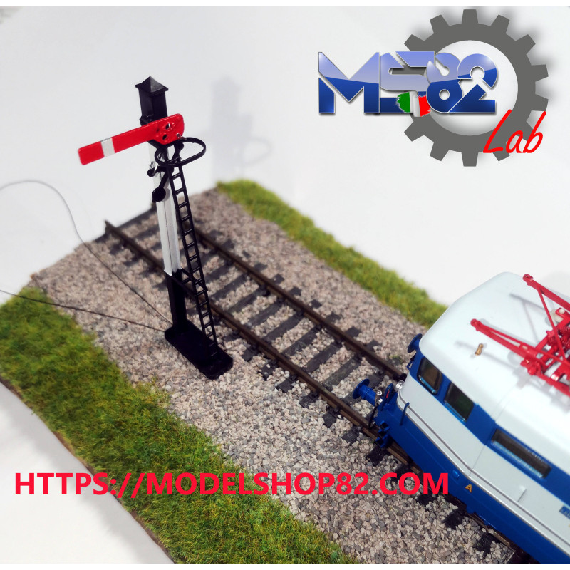 Semaforo ad ala FS 1° Cat. illuminato e motorizzabile