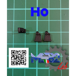 Segnale basso FS "marmotta" scala H0 (SCENOGRAFICA, no led) kit 2