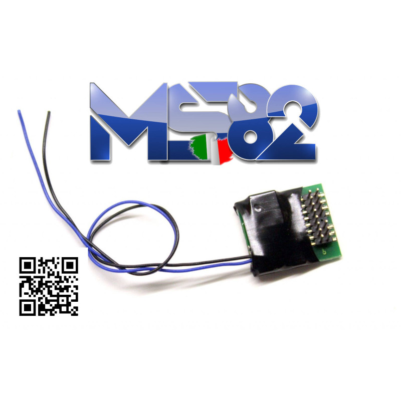 LaisDcc 870017 Decoder con presa Plux16 4 Funzioni + cavi per stay alive