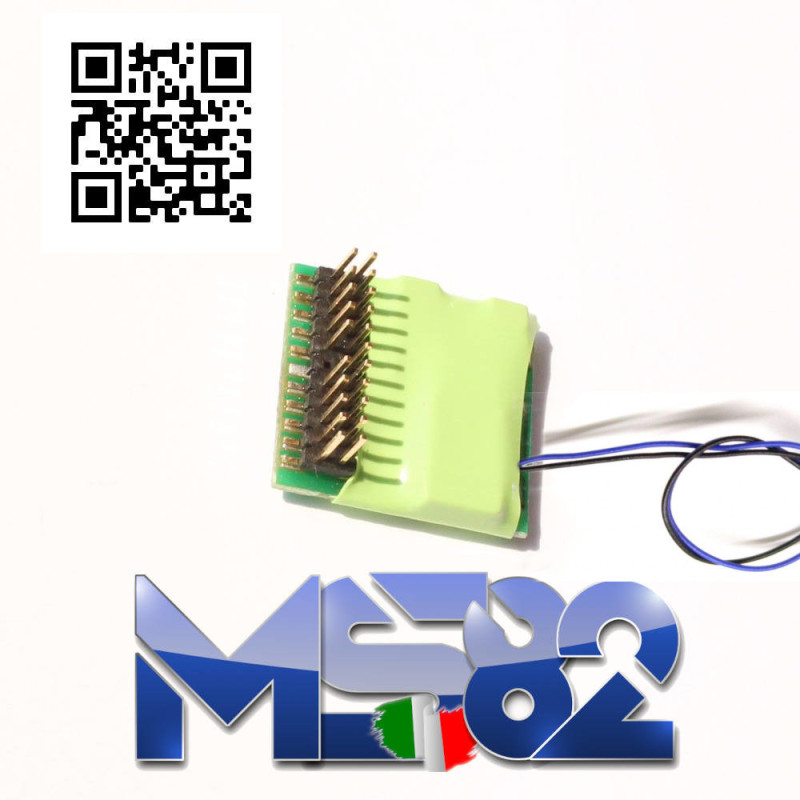 LaisDcc 870016 Decoder con presa Plux22 6 Funzioni + cavi per stay alive